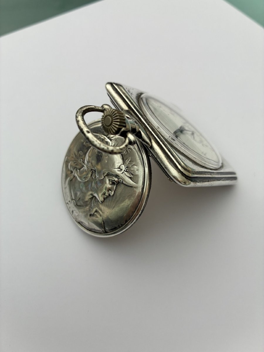 Montre de bureau ou de voyage signée Omega, probablement des années 1920–1930-photo-4