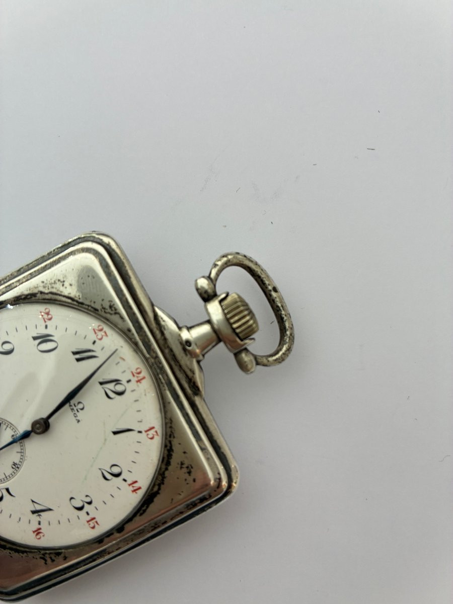 Montre de bureau ou de voyage signée Omega, probablement des années 1920–1930-photo-3