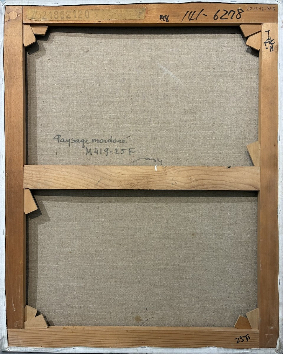 Max SAVY (1918-2010) " Paysage mordoré" Huile sur toile-photo-1