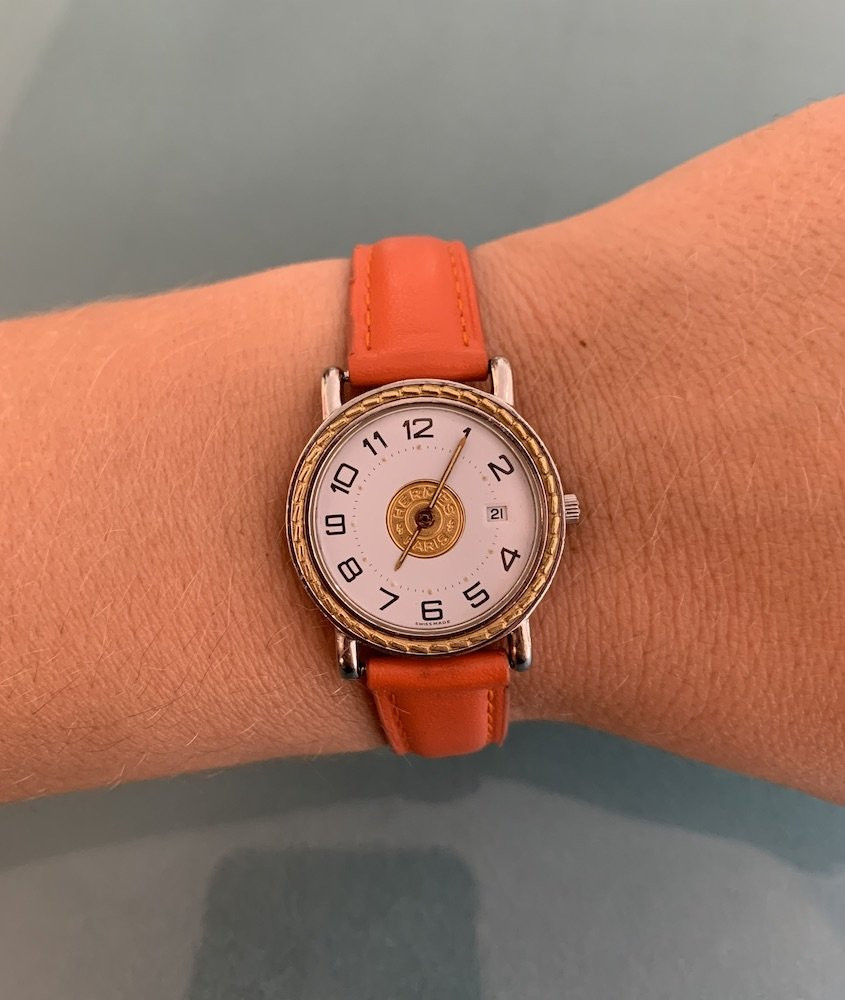  Montre Hermès modèle Sellier-photo-2