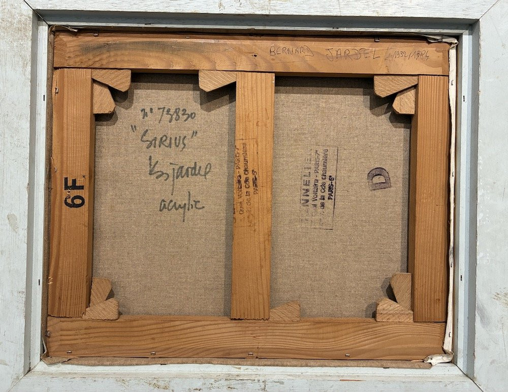 Bernard Jardel (1932-1984) Sirius, 1973 - Acrylic On Canvas-photo-3