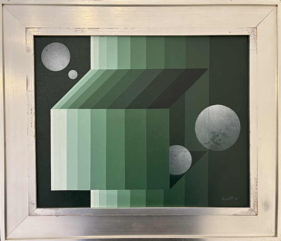 Bernard Jardel (1932-1984) Sirius, 1973 - Acrylic On Canvas