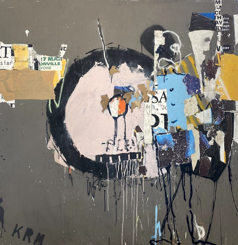 Krm - Mixed Media On Panel 