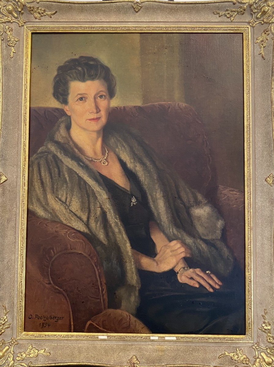 Oswald POETLZELBERGER (1893 - 1966) - Portrait de femme-photo-3
