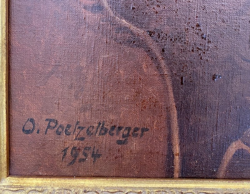 Oswald POETLZELBERGER (1893 - 1966) - Portrait de femme-photo-4