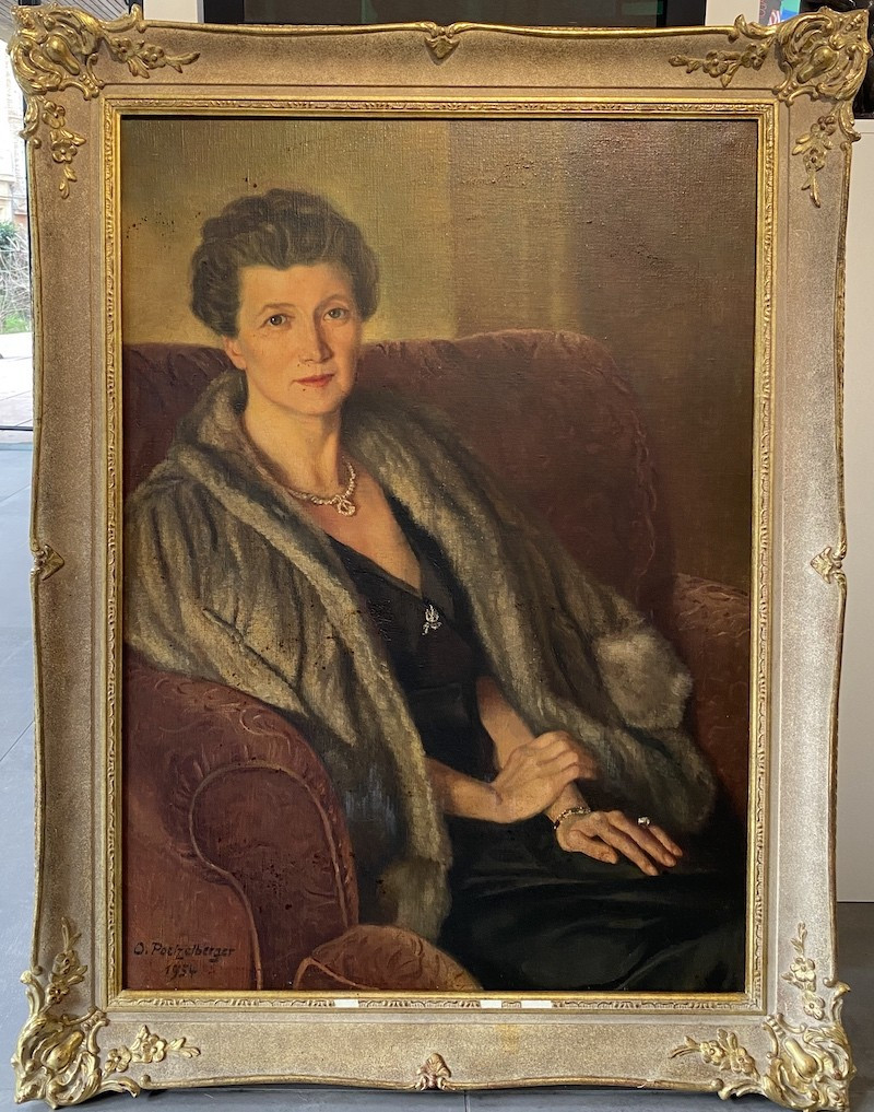 Oswald POETLZELBERGER (1893 - 1966) - Portrait de femme