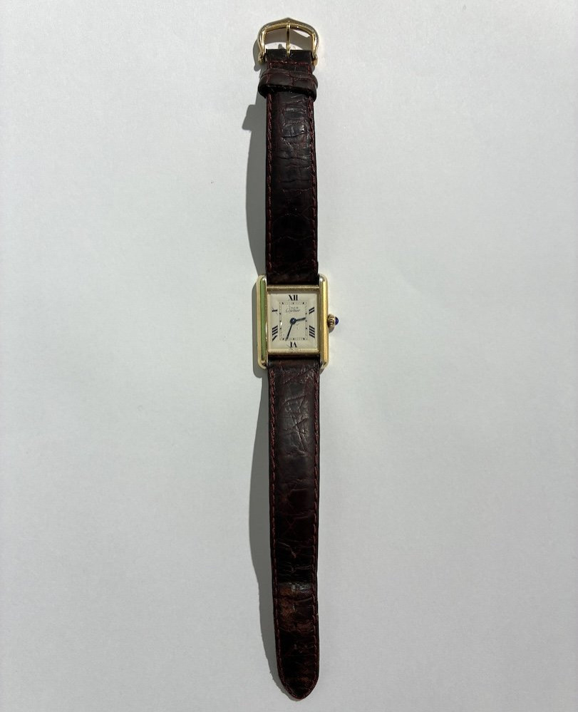 Must De Cartier Tank Watch (vintage 1980)-photo-2