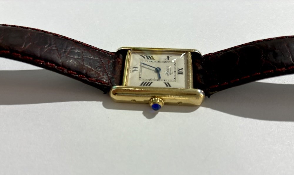 Must De Cartier Tank Watch (vintage 1980)-photo-3