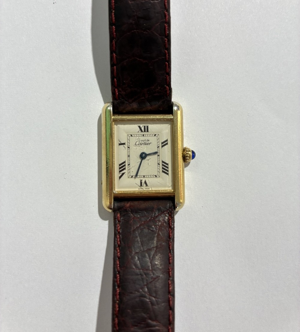 Must De Cartier Tank Watch (vintage 1980)