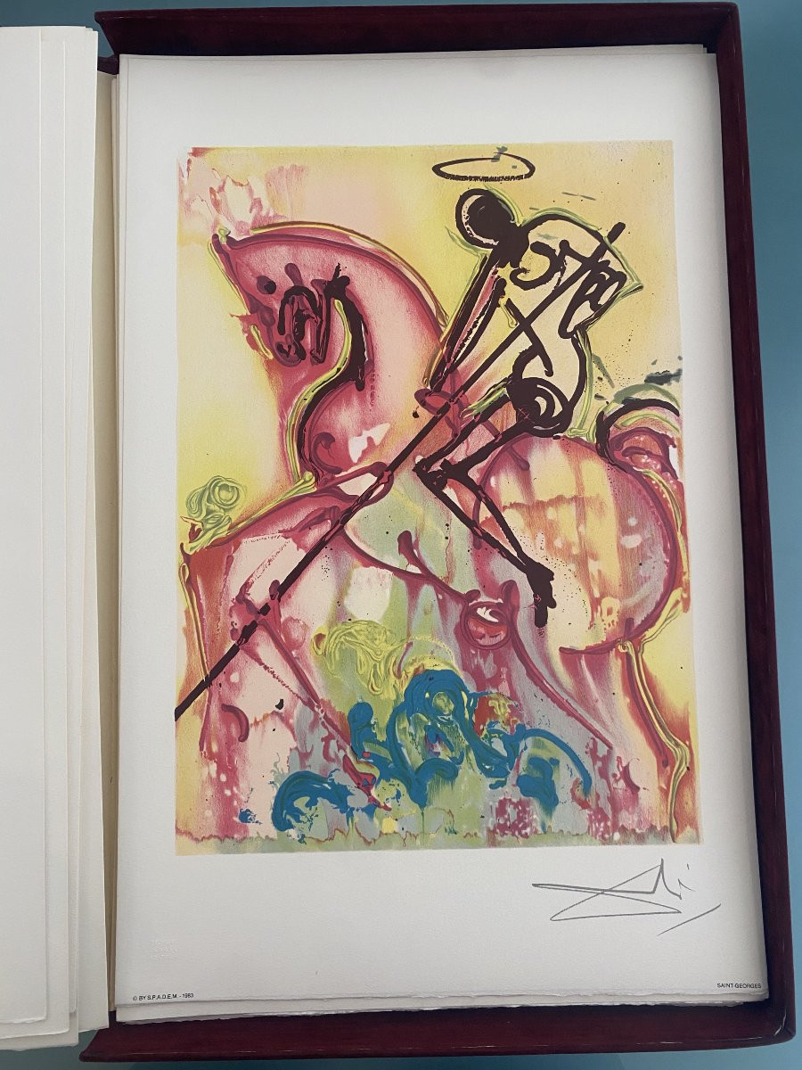 Ouvrage "Les chevaux" de Salvador Dalí - -photo-2