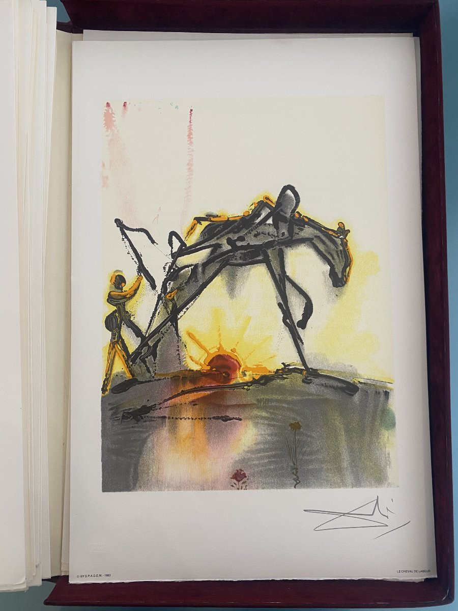 Ouvrage "Les chevaux" de Salvador Dalí - -photo-5