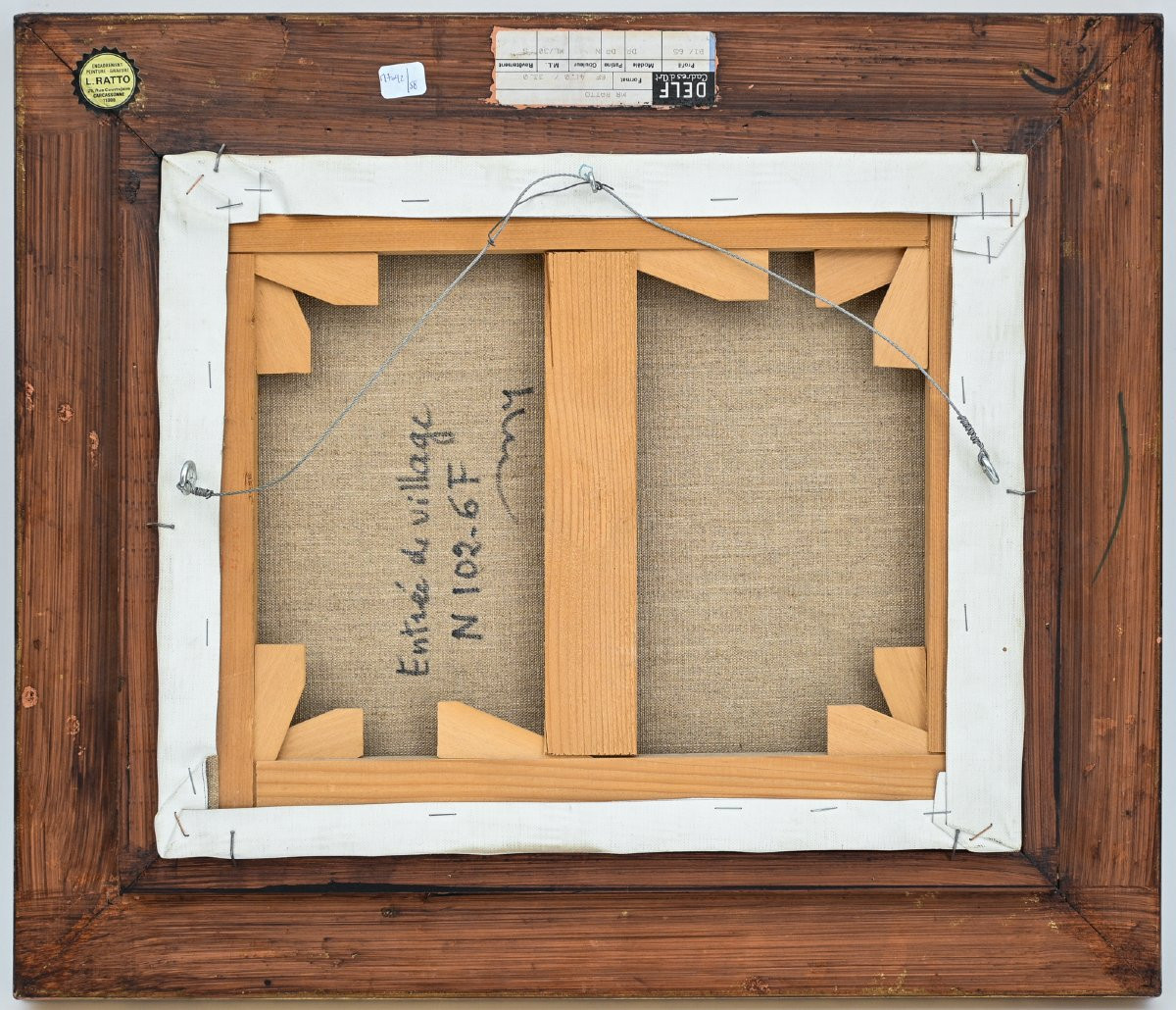 Max SAVY (1918-2010)  -  Huile sur toile-photo-3