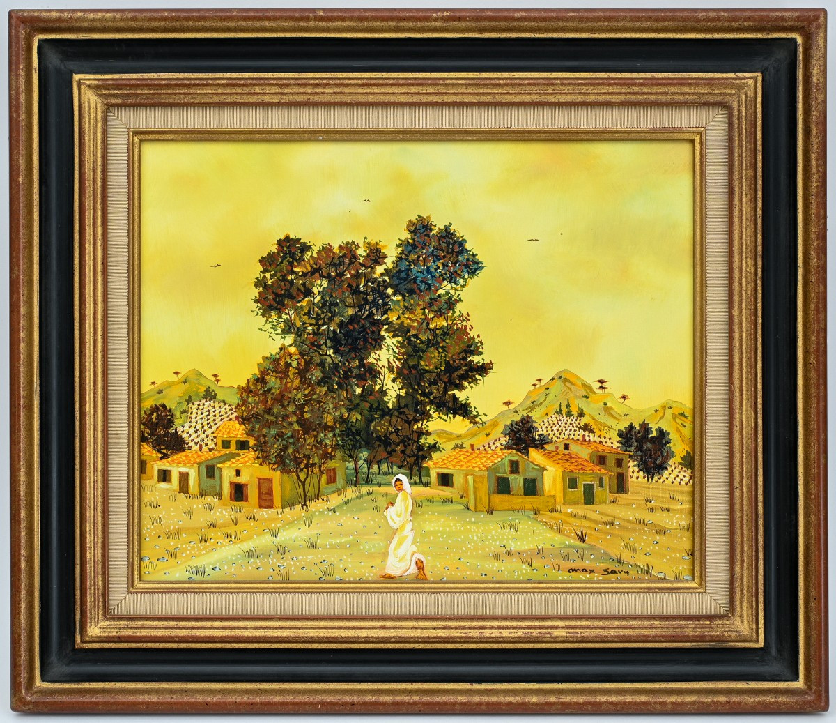 Max SAVY (1918-2010)  -  Huile sur toile