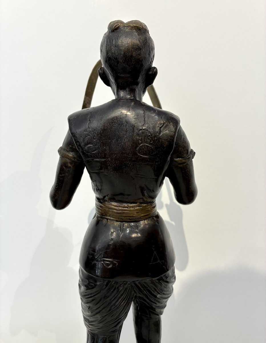 Japanese Warrior With Two Swords – 20th Century-photo-1