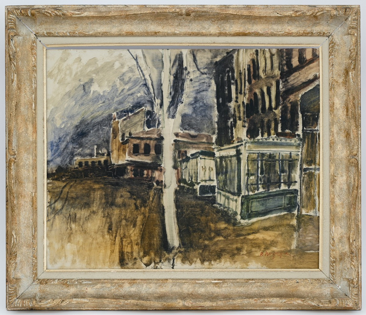 Bergougnan - Oil On Panel