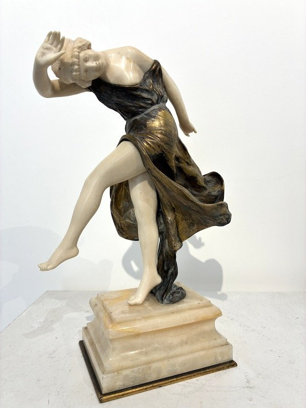 Chryséléphantine  - "La danseuse"-photo-3