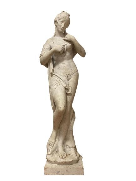 Very Large Marble Sculpture Signed Jean-baptiste Boudard (c.1715-1773)