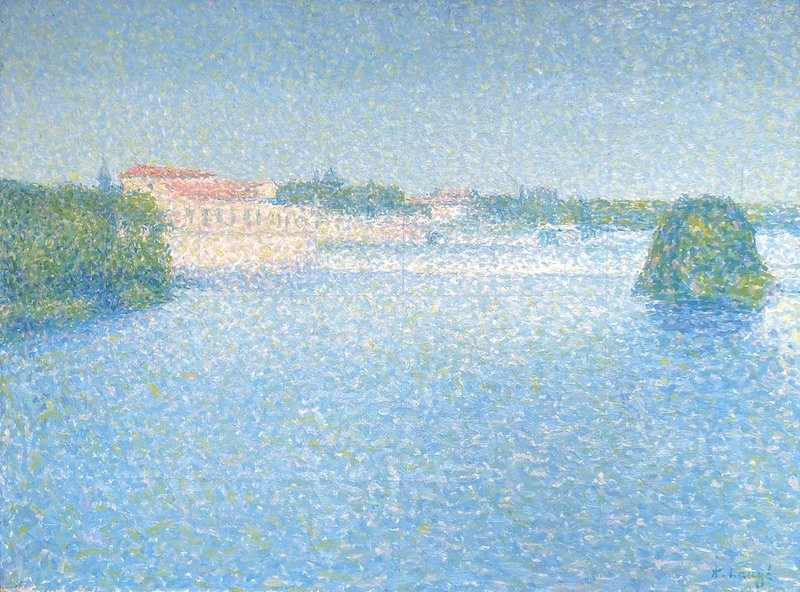 Achille Laugé - La Garonne à Toulouse-photo-2