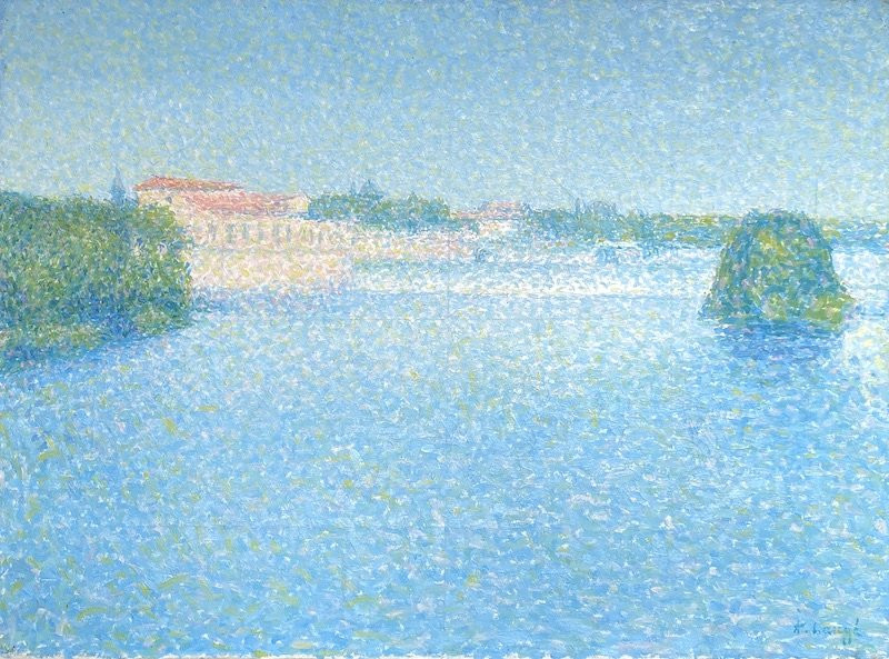 Achille Laugé - La Garonne à Toulouse-photo-3
