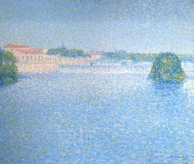 Achille Laugé - La Garonne à Toulouse-photo-1