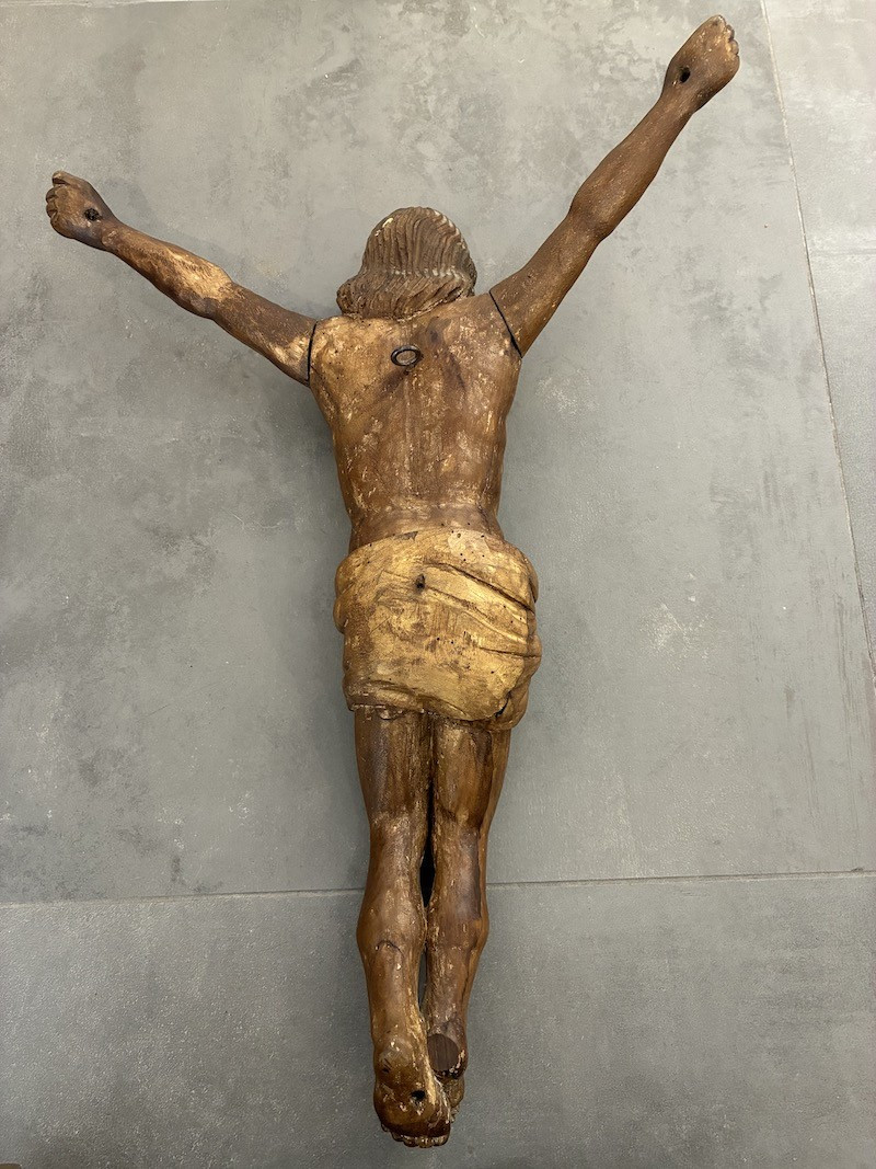 Wooden Christ - XVIIIᵉ Century.-photo-1