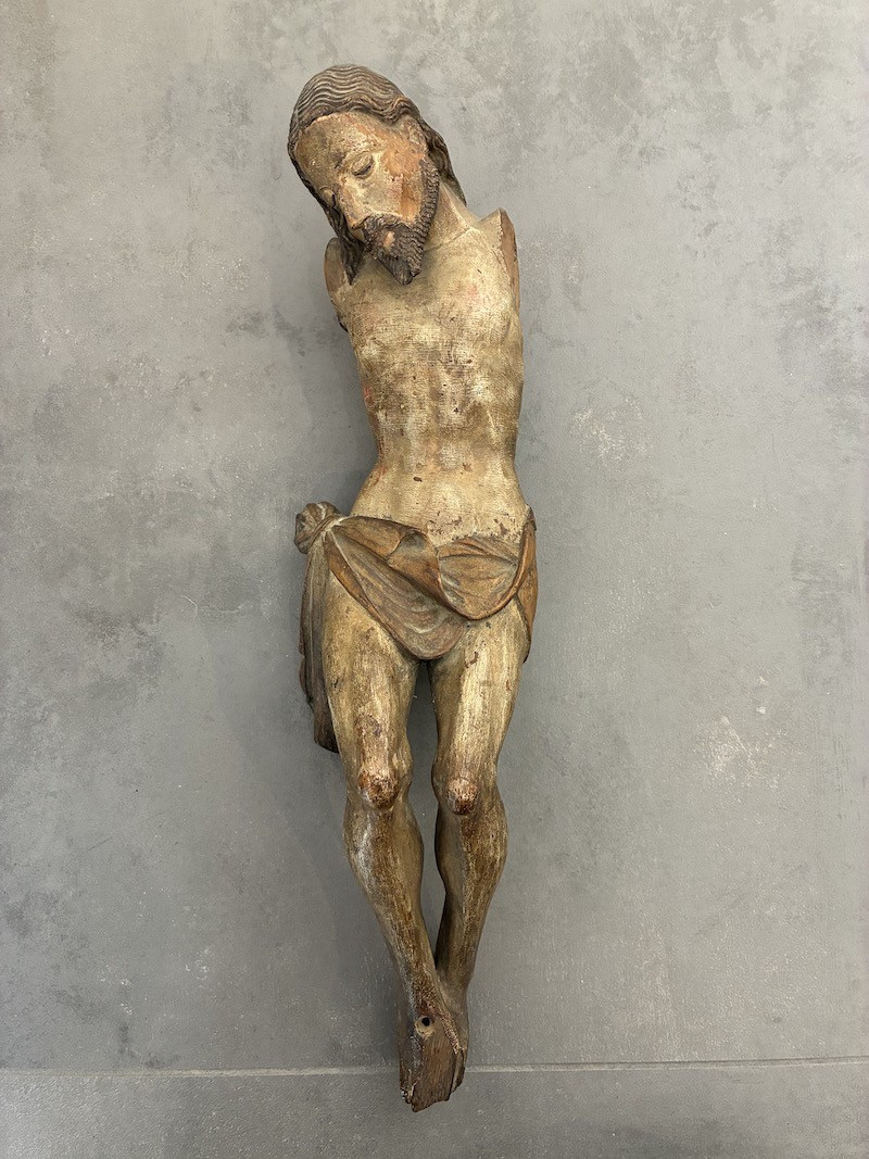 Christ XVII Eme - Polychrome Wood