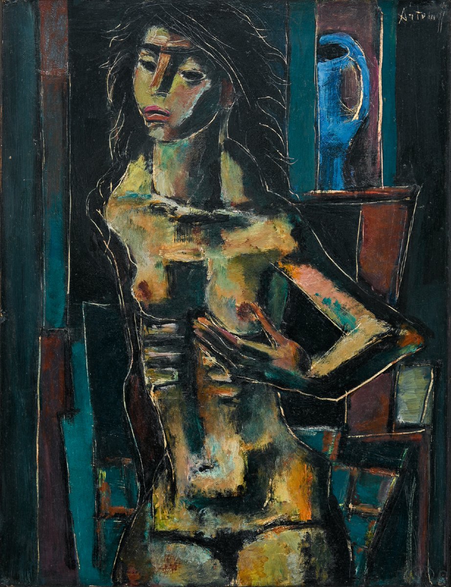 Georges ARTEMOFF (1892-1965) - Femme nue debout