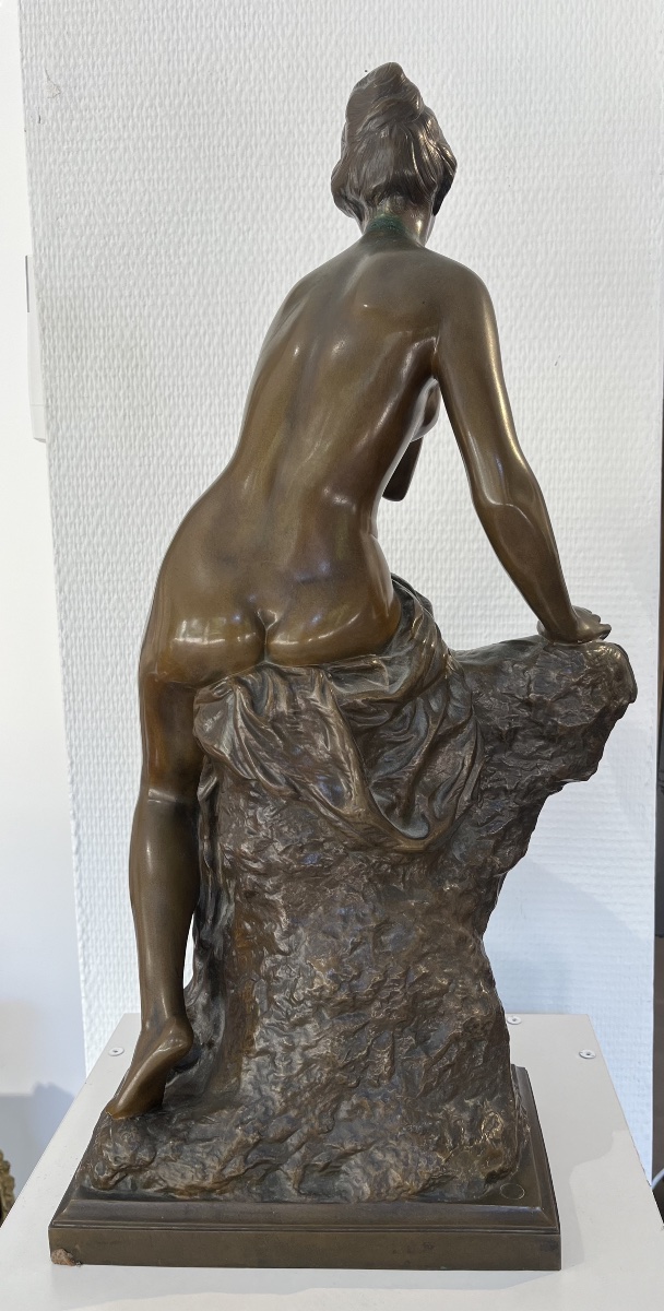 Henri-Léon Gréber (1855-1941) Sculpture "La pensée"-photo-5