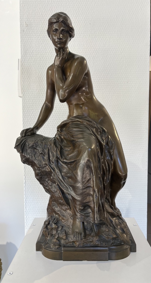 Henri-Léon Gréber (1855-1941) Sculpture "La pensée"