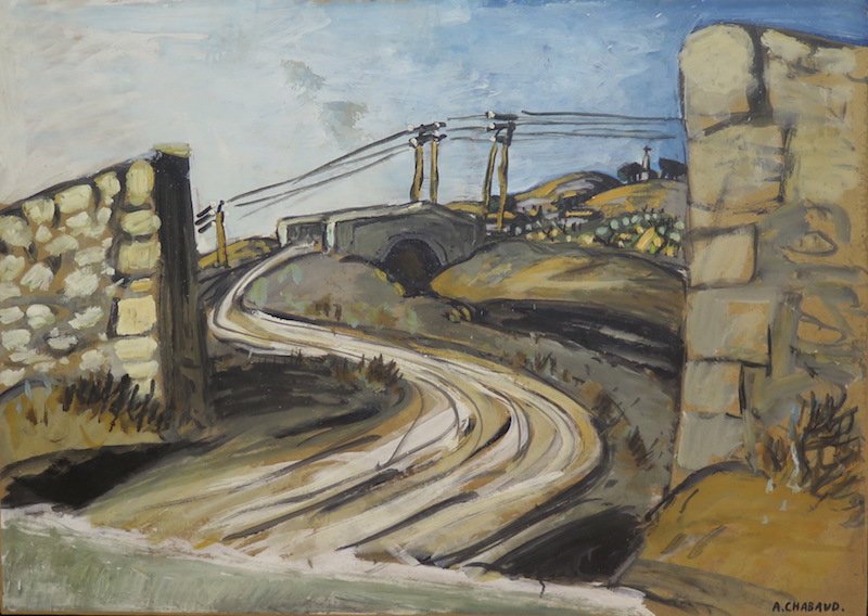 Chabaud Auguste : Pont et Mas de gratte semelle-photo-3