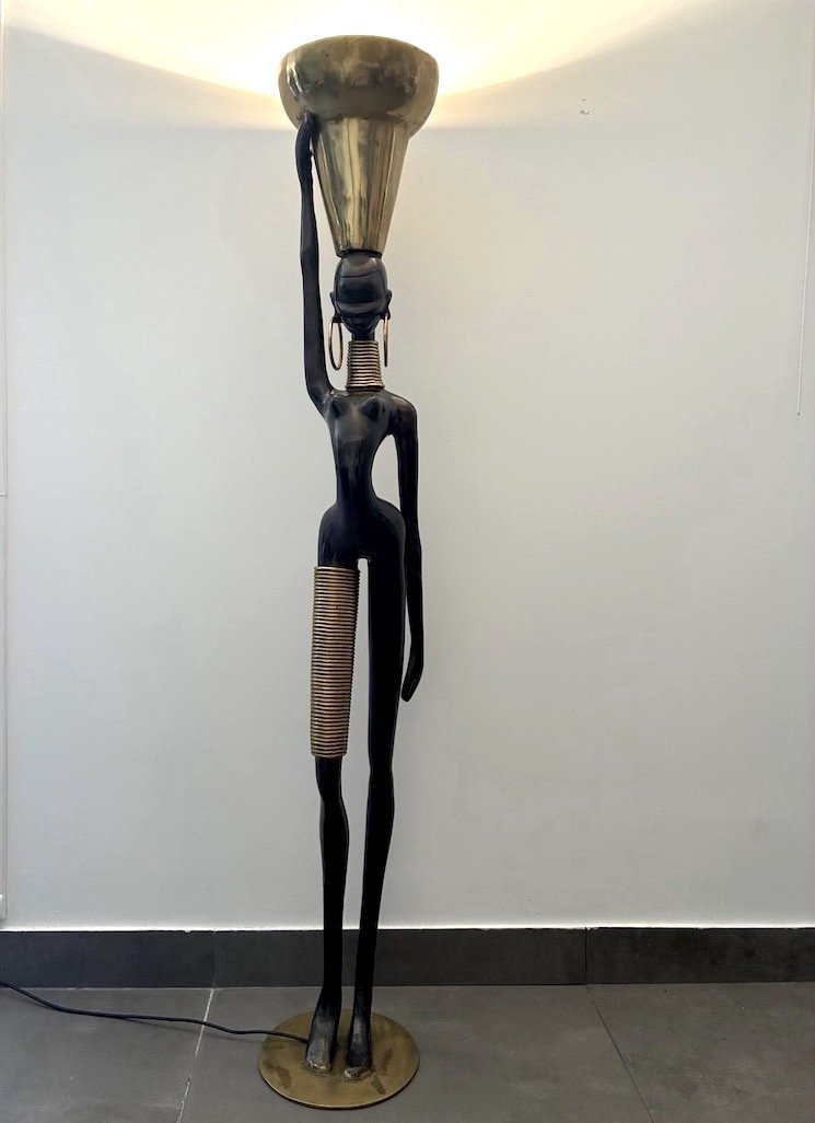 Bronze Floor Lamp – Karl Hagenauer-photo-2