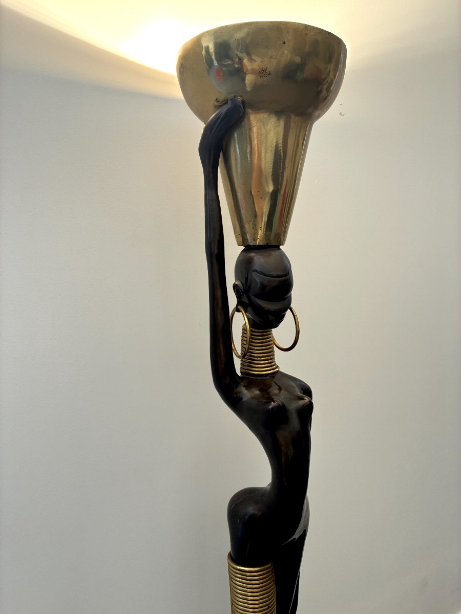Bronze Floor Lamp – Karl Hagenauer-photo-3