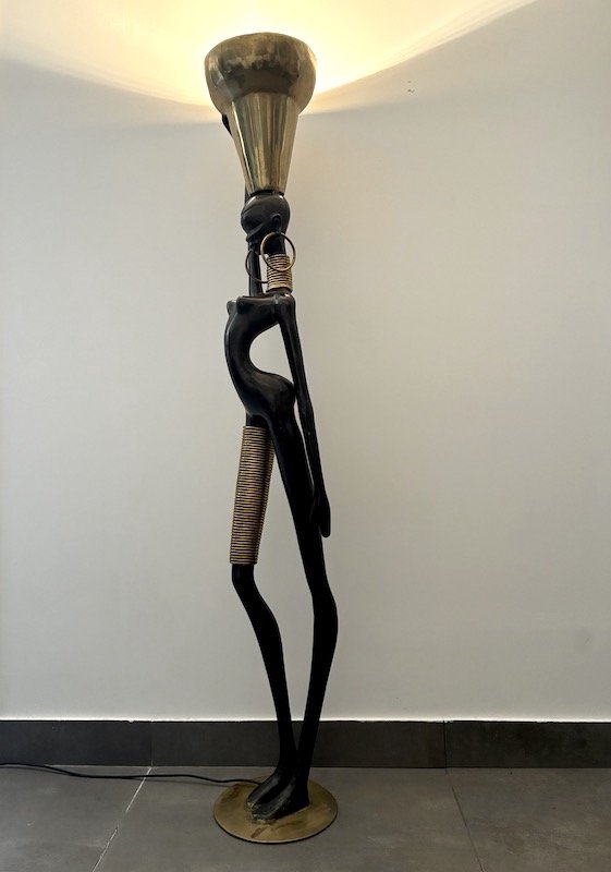 Bronze Floor Lamp – Karl Hagenauer-photo-1