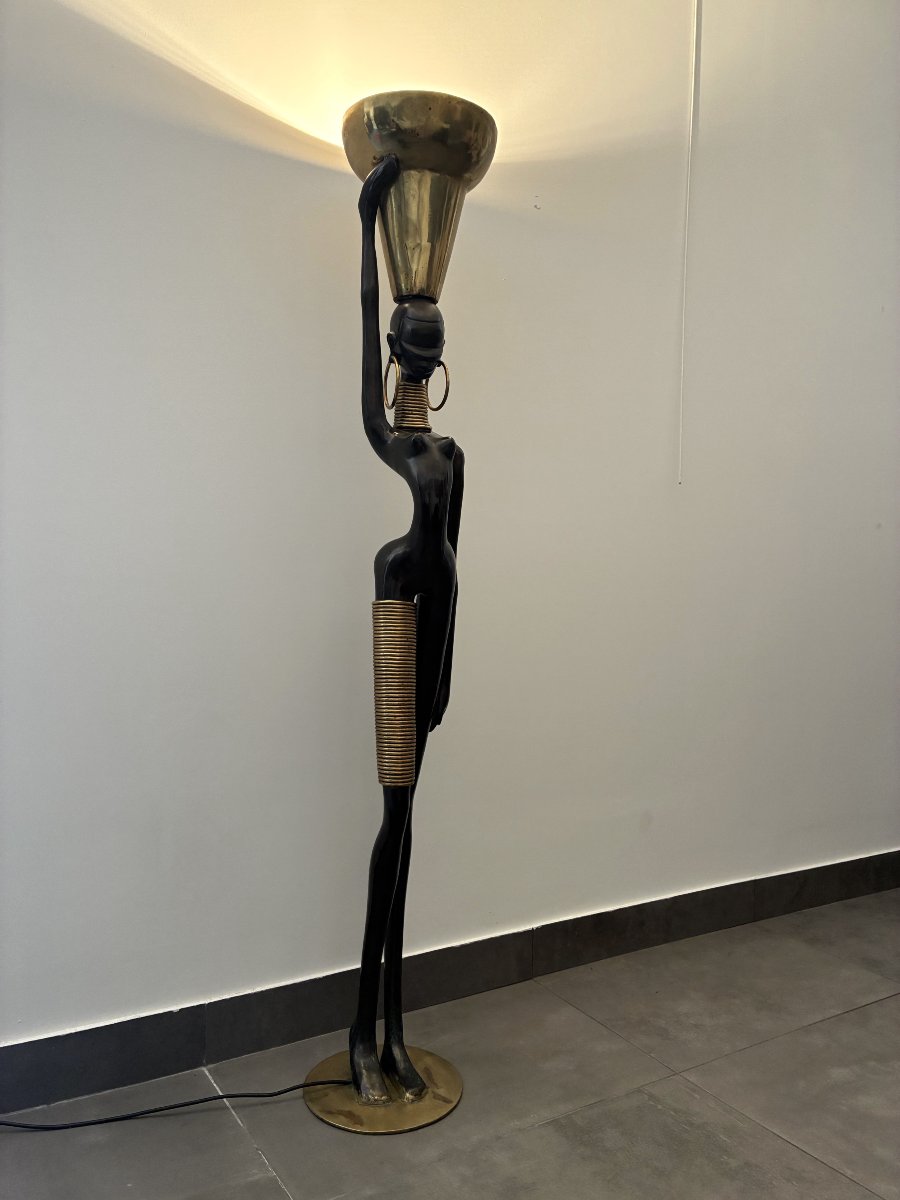 Bronze Floor Lamp – Karl Hagenauer