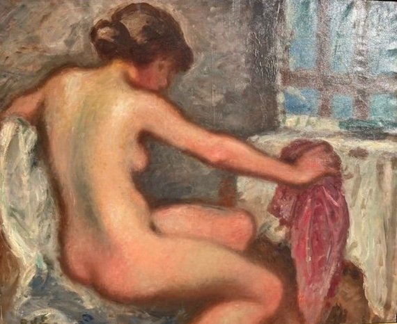 Georges D’espagnat (1870-1950)  - femme nue-photo-2