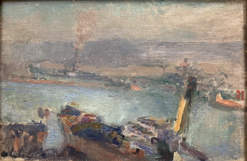 Albert Lebourg (1849-1928) - La Vallée De La Seine -photo-3