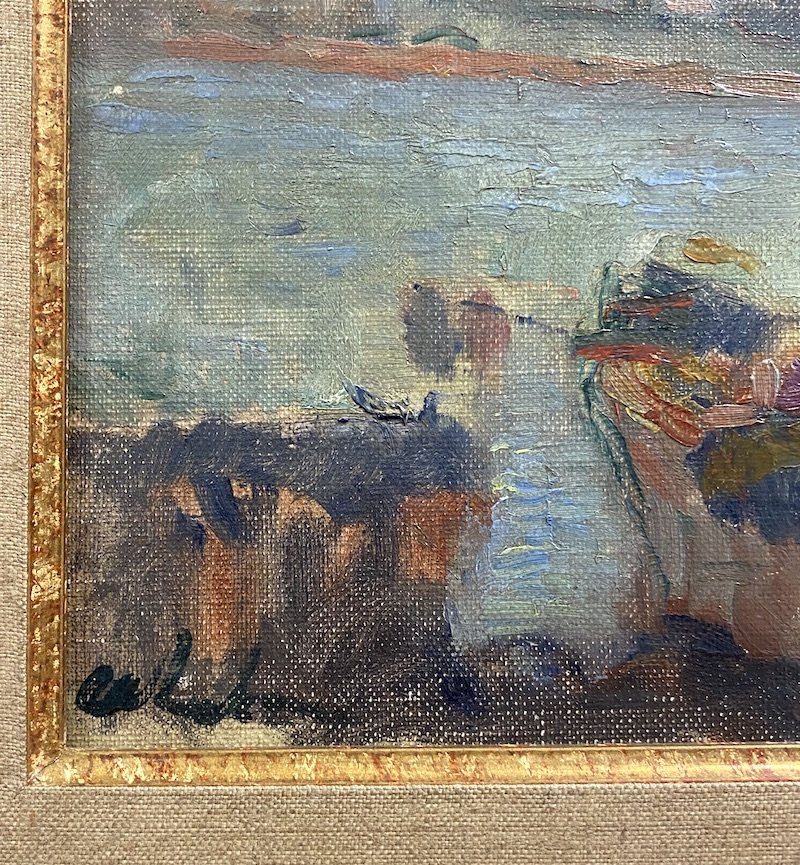 Albert Lebourg (1849-1928) - La Vallée De La Seine -photo-4