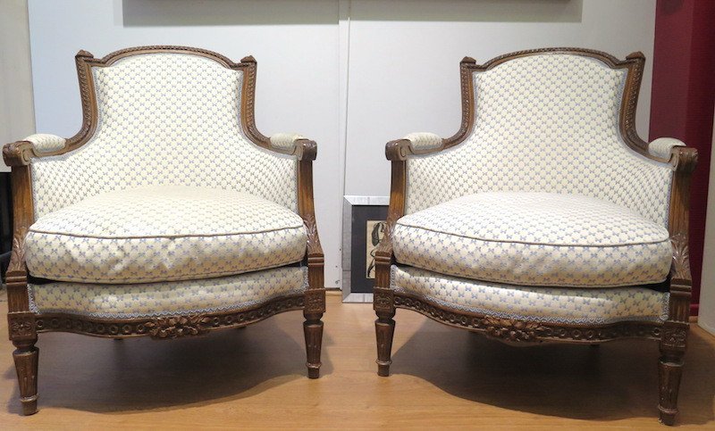 Pair Of Louis XVI-style Children's Armchairs 