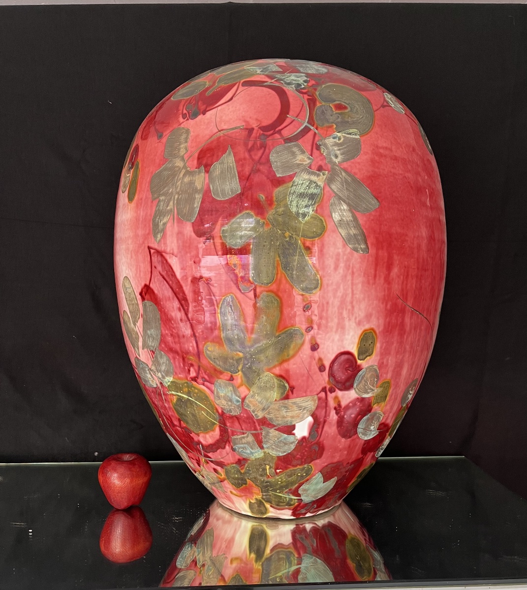 Very Large Vase By Alain Dejardin-photo-2