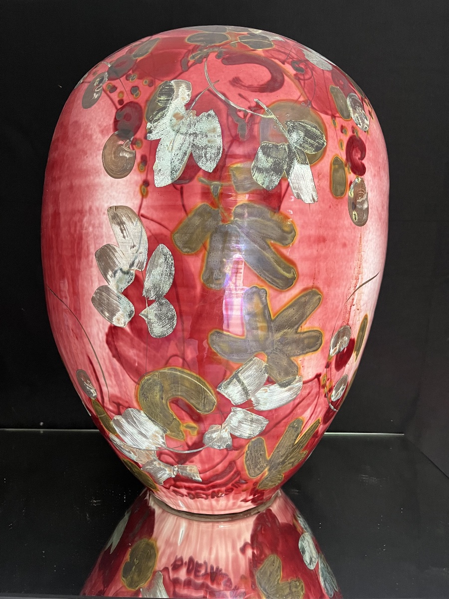 Very Large Vase By Alain Dejardin-photo-4
