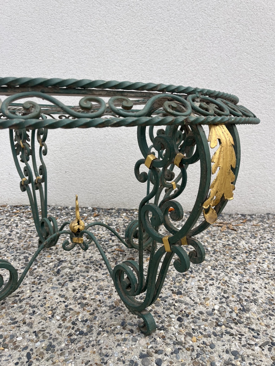 Wrought-iron Coffee Table -photo-2