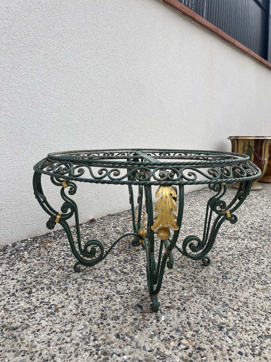 Wrought-iron Coffee Table -photo-3