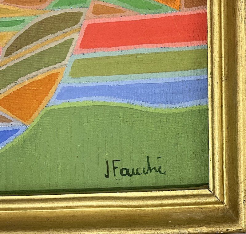 Jacques Fauché - Bateau coloré-photo-2