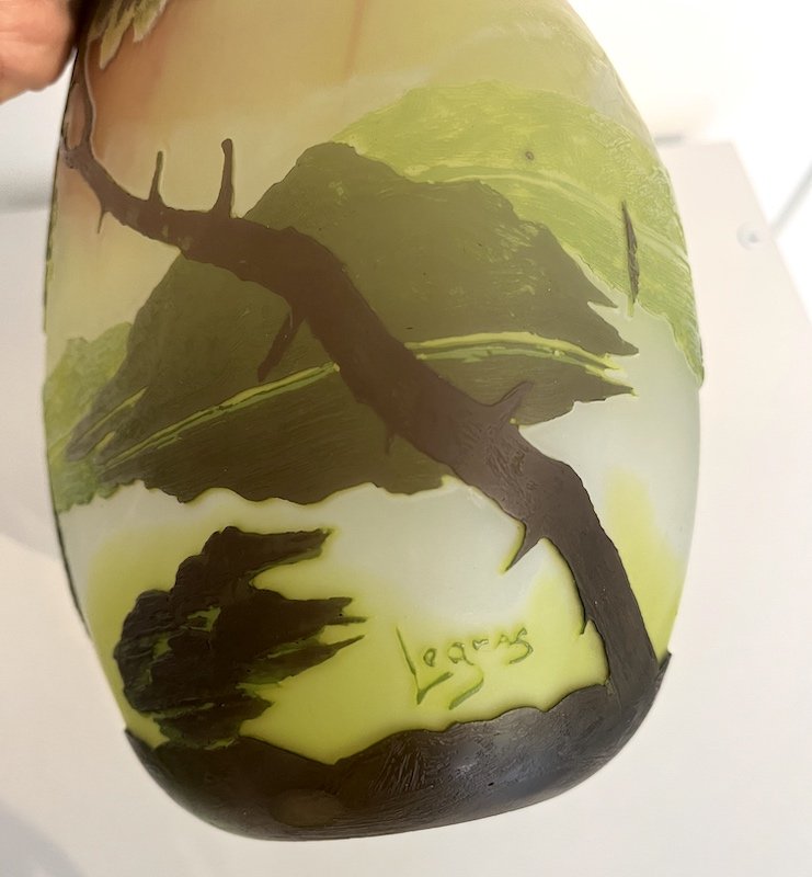 Vase LEGRAS - Paysage vosgien -photo-1