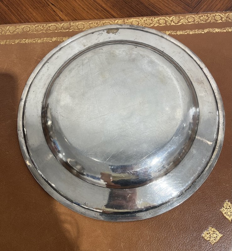 A Very Beautiful Solid Silver Dish -photo-3