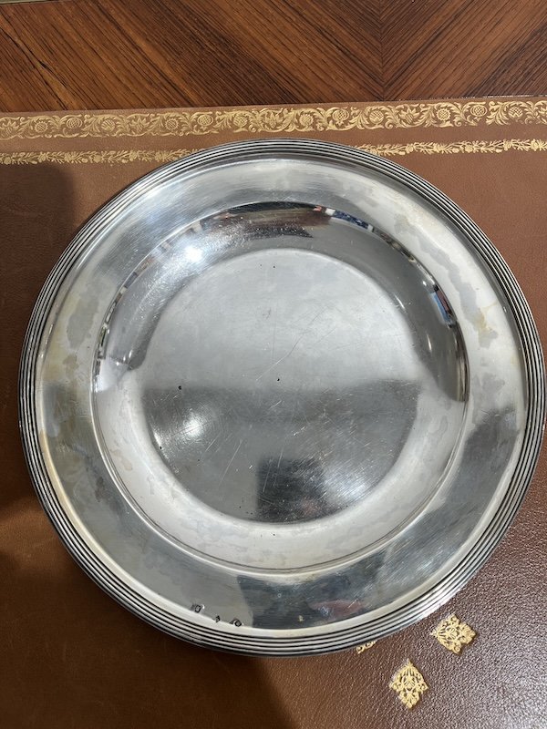 A Very Beautiful Solid Silver Dish 