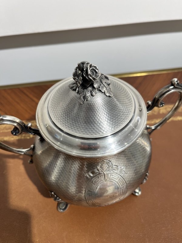 Solid Silver Sugar Bowl-photo-2