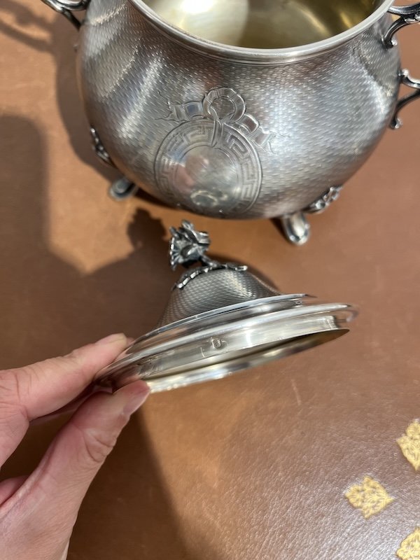 Solid Silver Sugar Bowl-photo-3