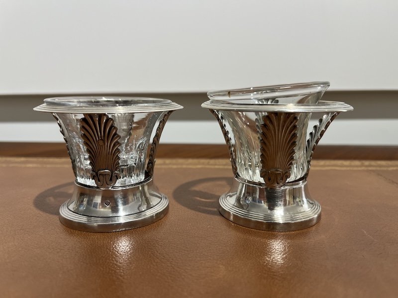 Solid Silver Salt And Pepper Shakers 