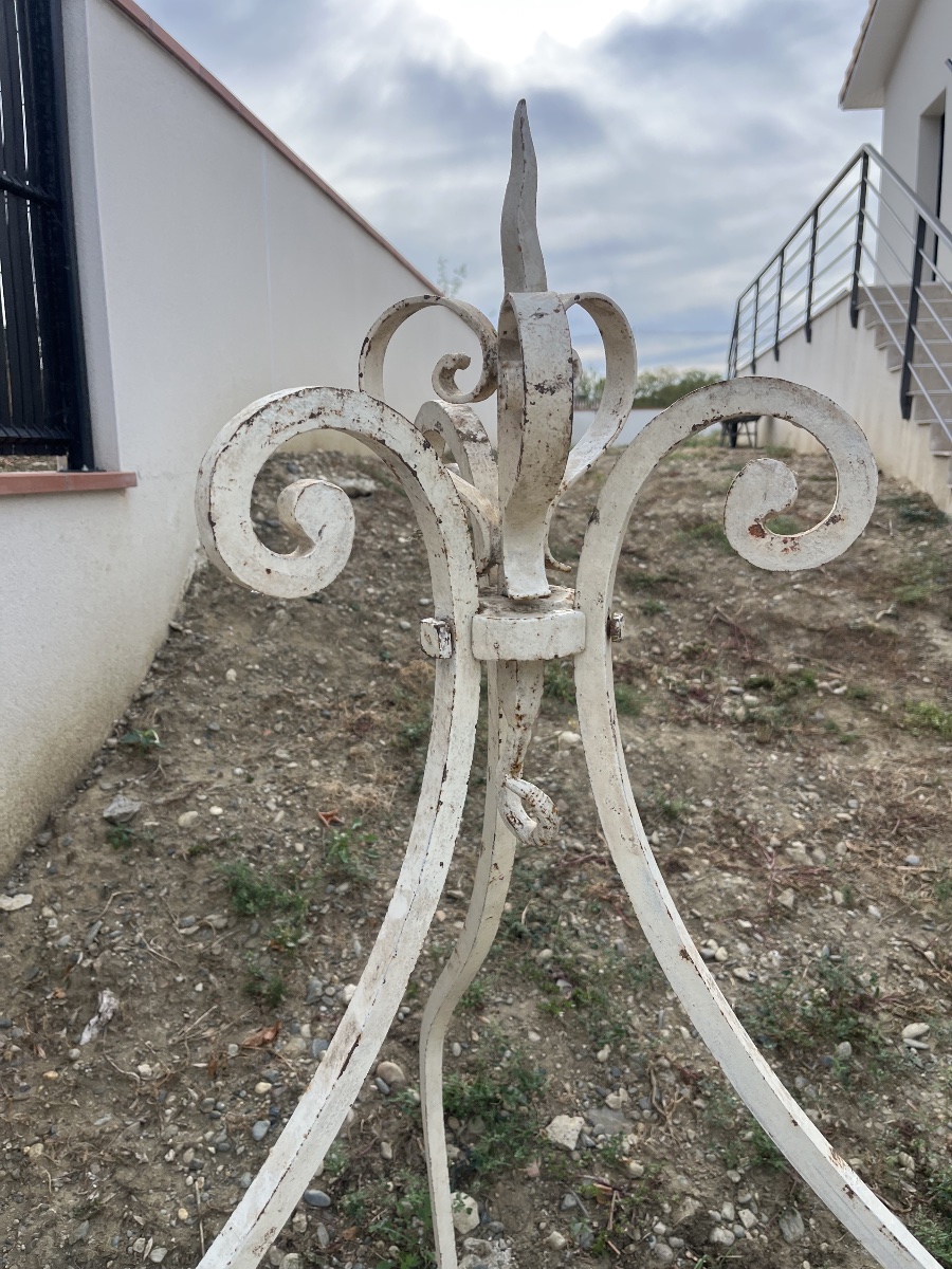 Arche de puit en fer forgé -photo-2